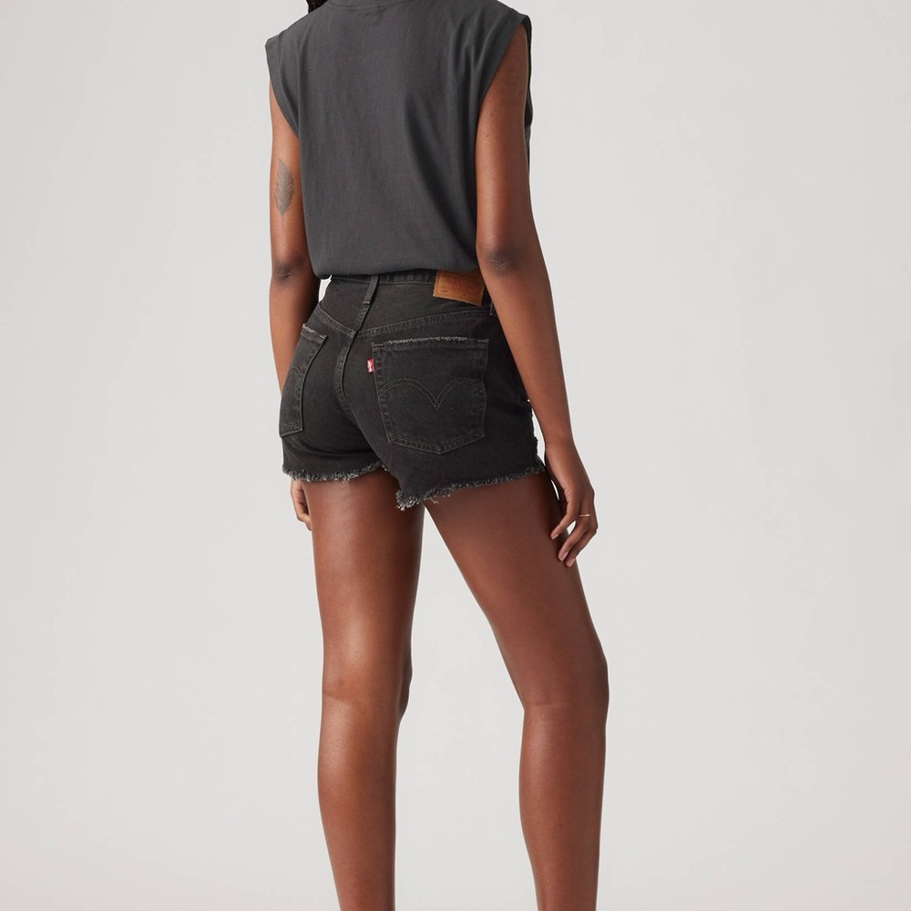 Levi's Charcoal Denim Shorts